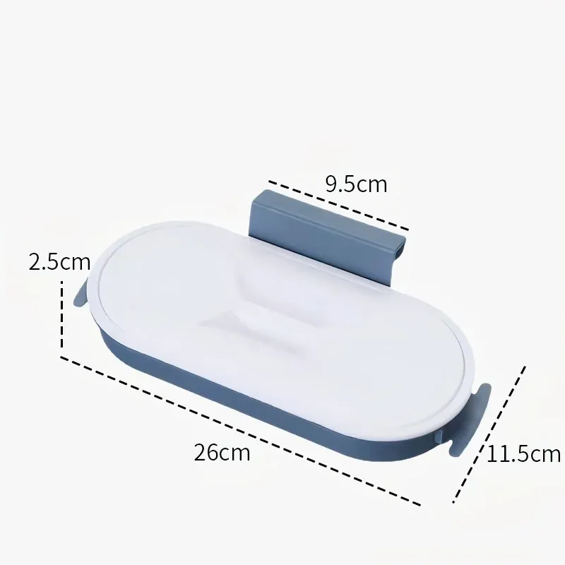 Support de sac poubelle suspendu polyvalent, organisateur mural pour sous-évier de cuisine, range-tout pour portes d'armoire 9