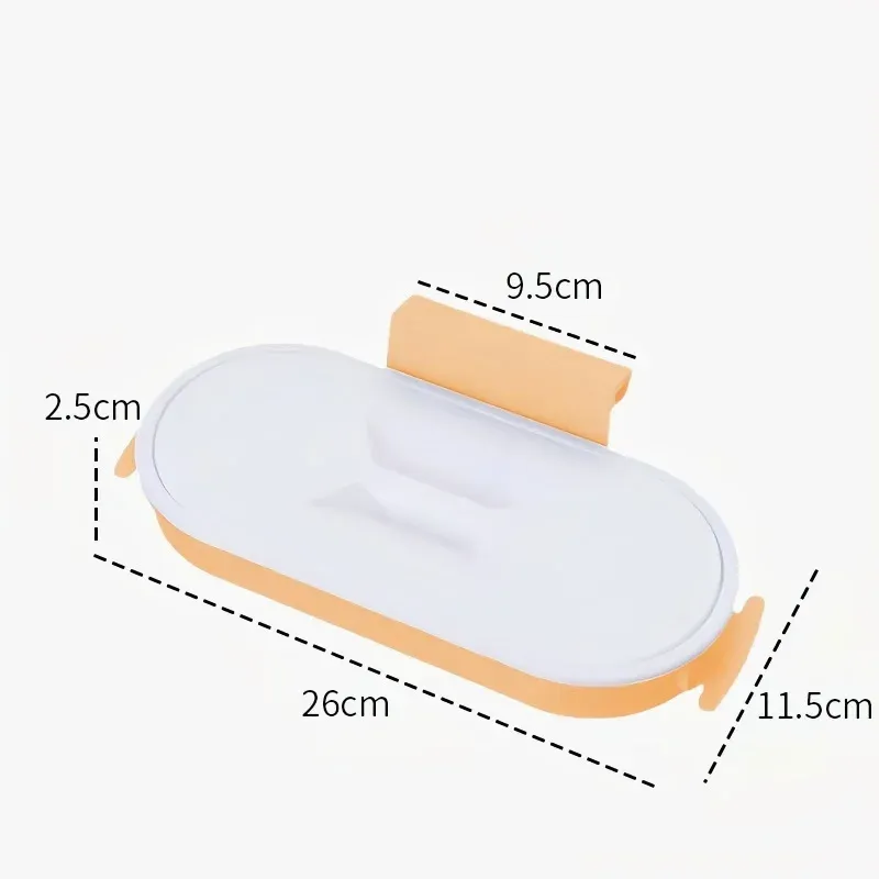 Support de sac poubelle suspendu polyvalent, organisateur mural pour sous-évier de cuisine, range-tout pour portes d'armoire 8