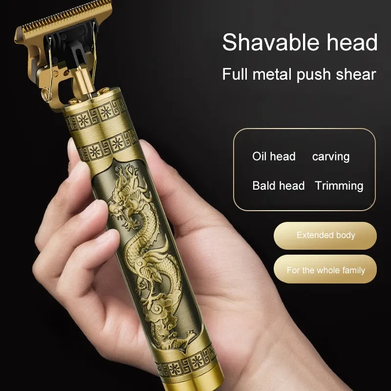 Tondeuse à cheveux électrique professionnelle sans fil USB, kit de toilettage, tondeuse à barbe, coupe de cheveux 2