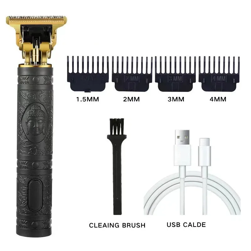 Tondeuse à cheveux électrique professionnelle sans fil USB, kit de toilettage, tondeuse à barbe, coupe de cheveux 10