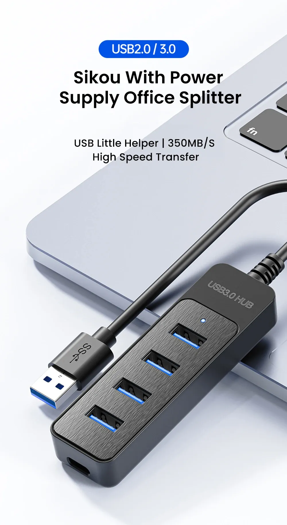 Hub USB multi-ports, vue d'ensemble du produit