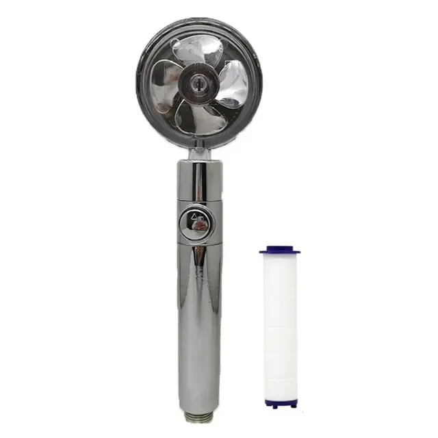 Tête de douche à main haute pression avec buse turbo et filtre en coton 9