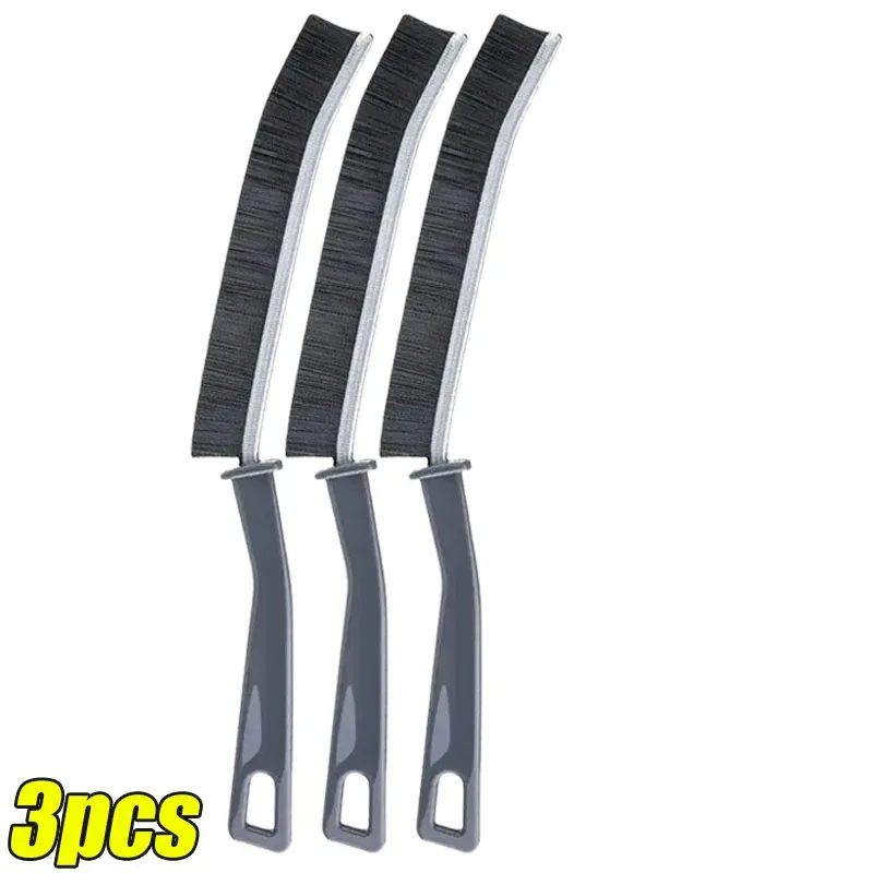 Brosse à joints à manche long pour cuisine et salle de bain, poils durs et résistants, idéale pour carrelage, encadrements de fenêtres et rails de porte 9