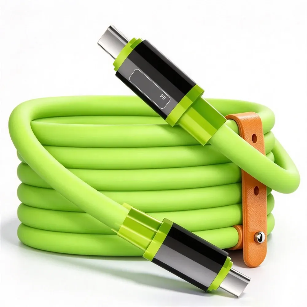 Câble de charge USB-C vers USB-C universel, haute puissance 6A, compatible téléphones portables Xiaomi, iPhone et Samsung 1