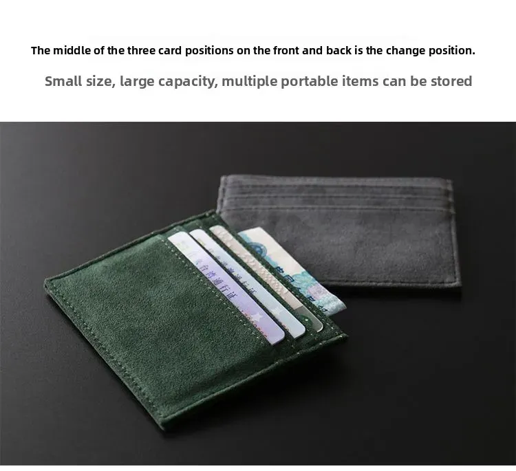 Portefeuille fin porté dans la poche