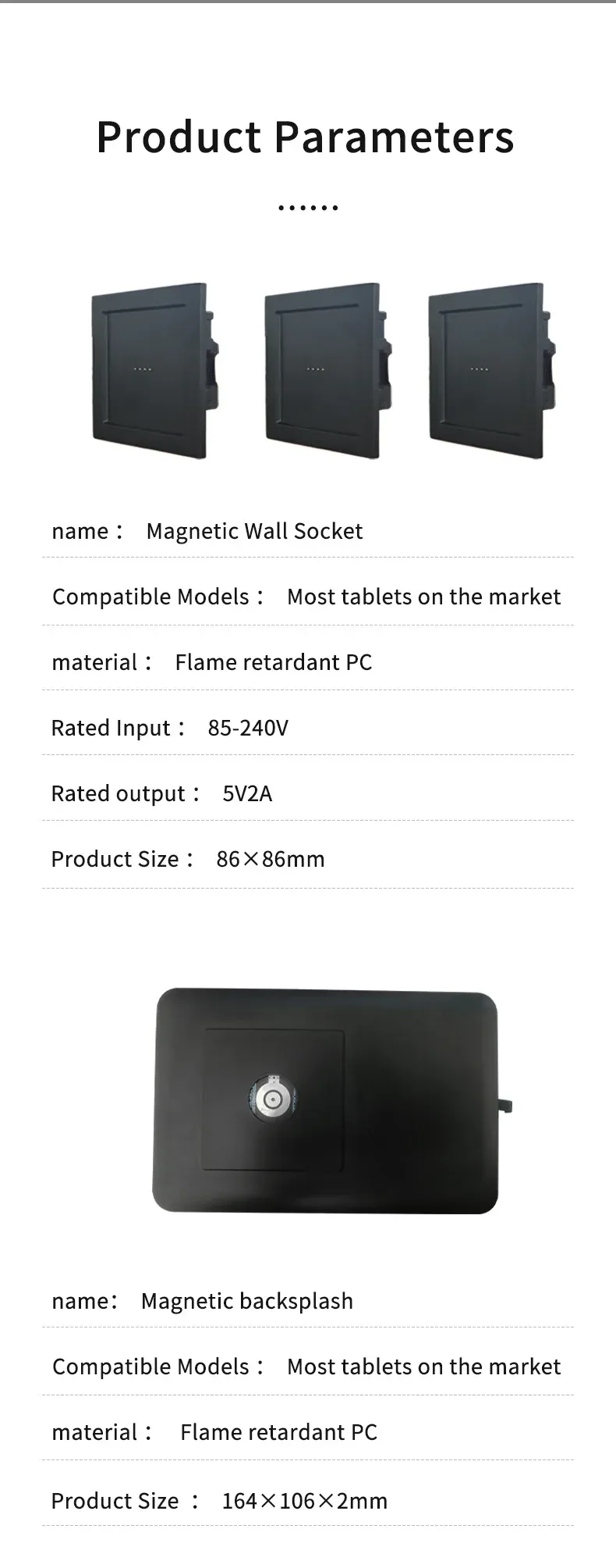 Support magnétique pour tablette – détail 11