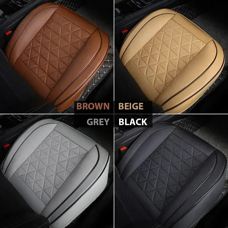 Housse de siège avant de voiture en cuir PU, protection universelle pour siège auto