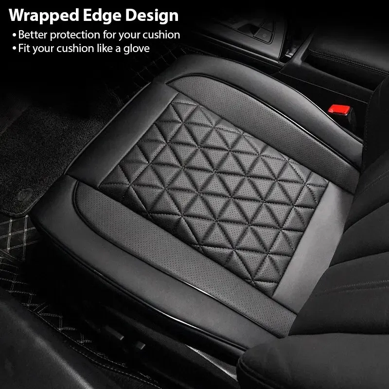 Housse de siège avant de voiture en cuir PU, protection universelle pour siège auto 2
