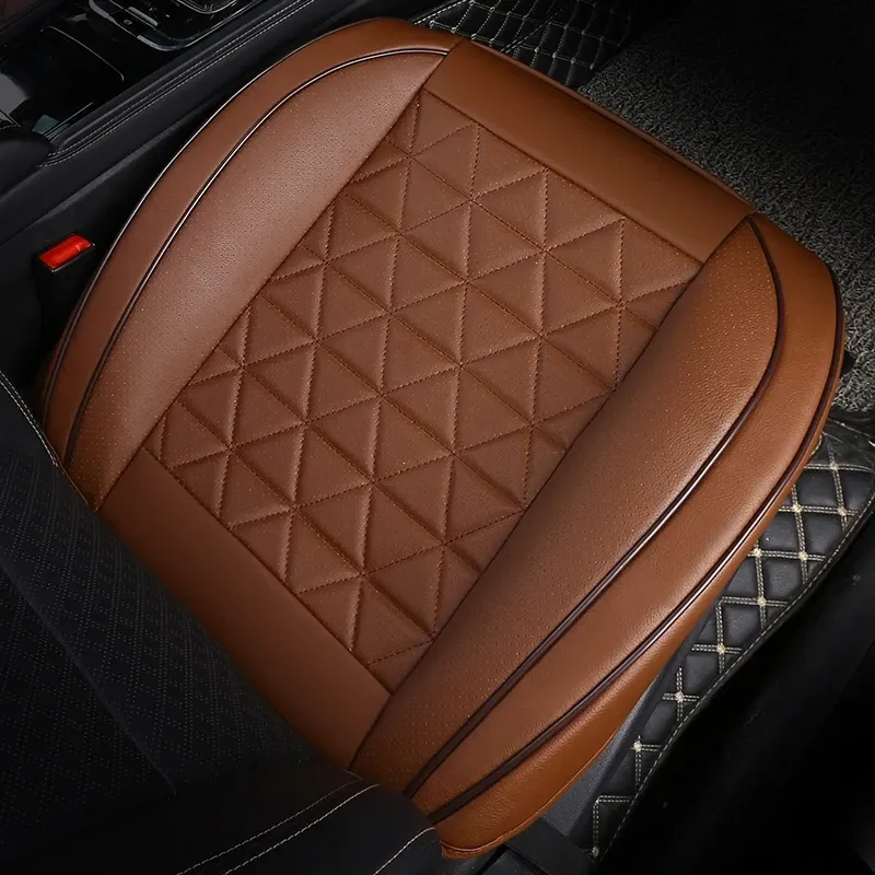 Housse de siège avant de voiture en cuir PU, protection universelle pour siège auto 3