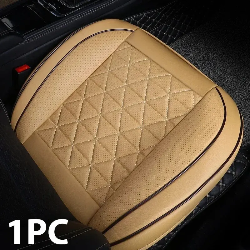 Housse de siège avant de voiture en cuir PU, protection universelle pour siège auto 7