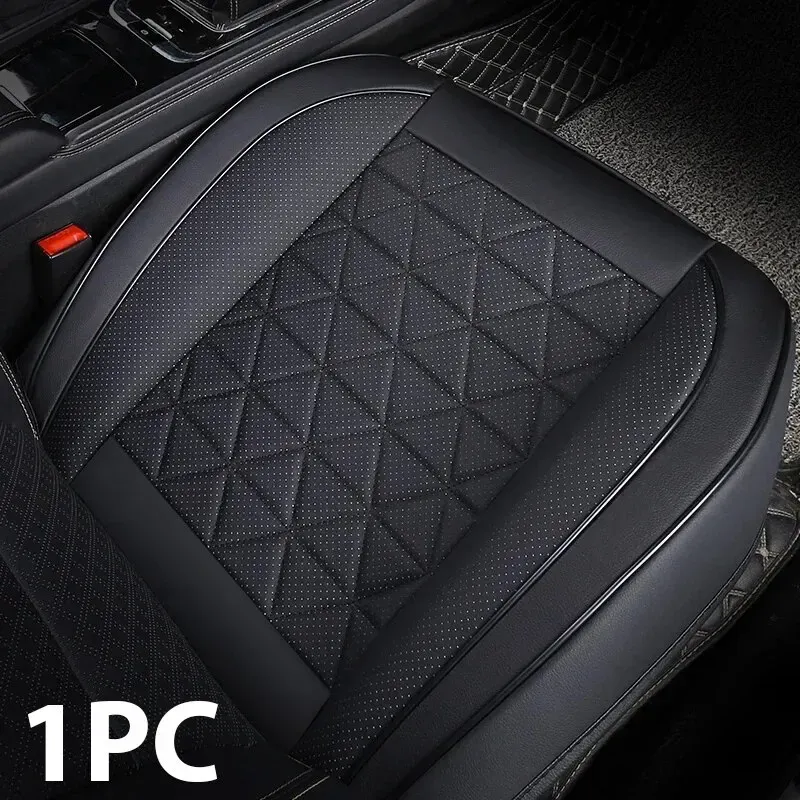 Housse de siège avant de voiture en cuir PU, protection universelle pour siège auto 9