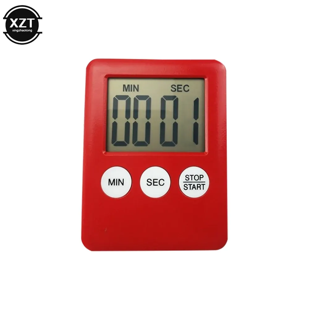 Minuterie de Cuisine Magnétique Numérique avec Affichage LCD, Compte à Rebours et Alarme Forte - Image 1