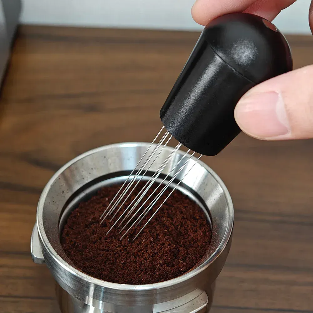 Agitateur WDT à aiguilles pour expresso, distributeur et niveleur de café en poudre 5