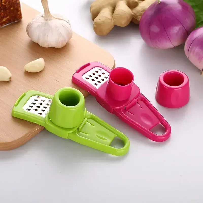 Broyeur d'ail et gingembre, presse-ail, râpe, éplucheur manuel, hachoir à ail, outil de hachage, accessoires de cuisine 3