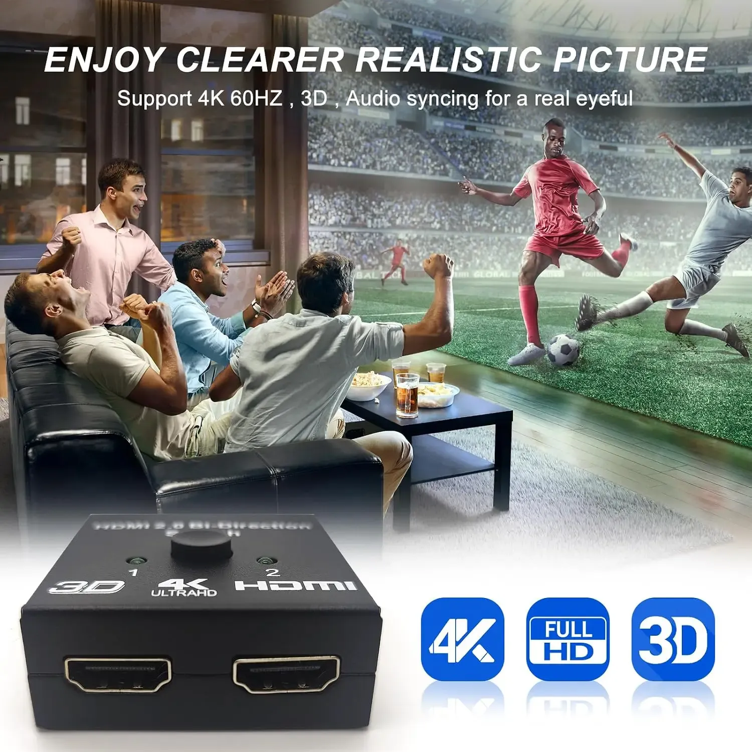 Commutateur HDMI en environnement de salon