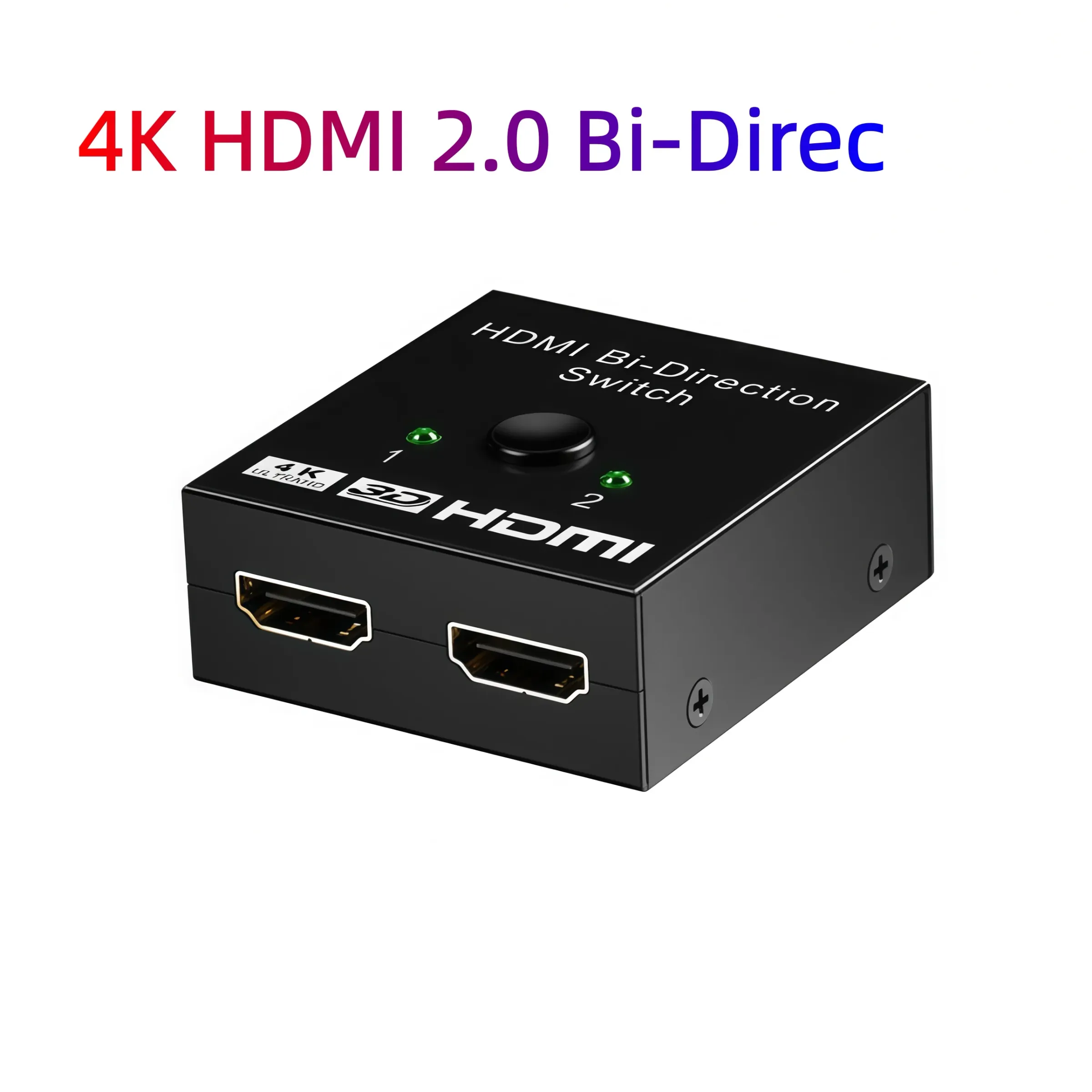 Commutateur HDMI bidirectionnel 4K 2.0, 1x2 / 2x1, convertisseur 2 en 1 compatible PS4 Pro, PS4 et PS3 7