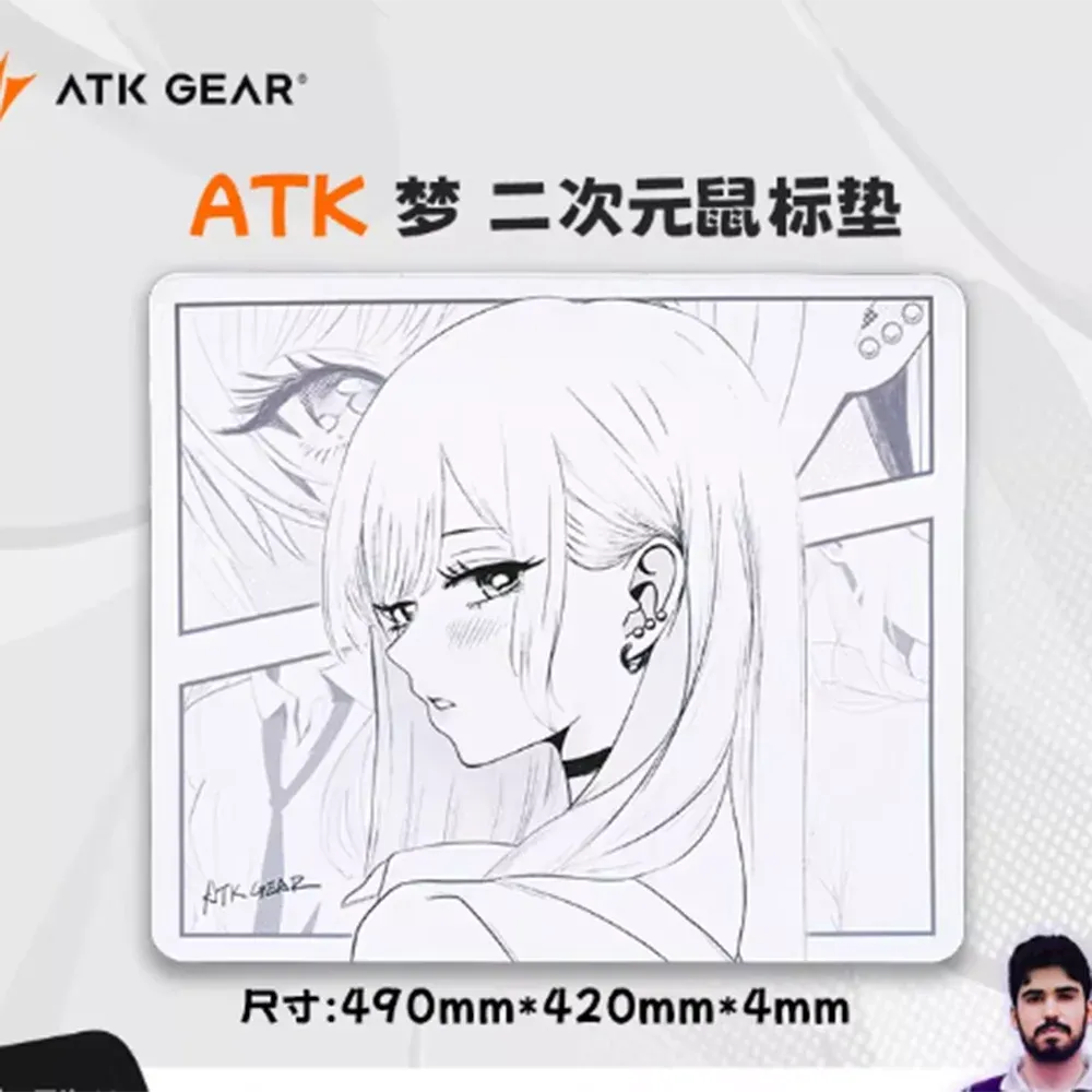 Vue d'ensemble du tapis de souris Atk Kong Xsoft