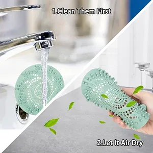 Crépine de vidange en silicone, détail