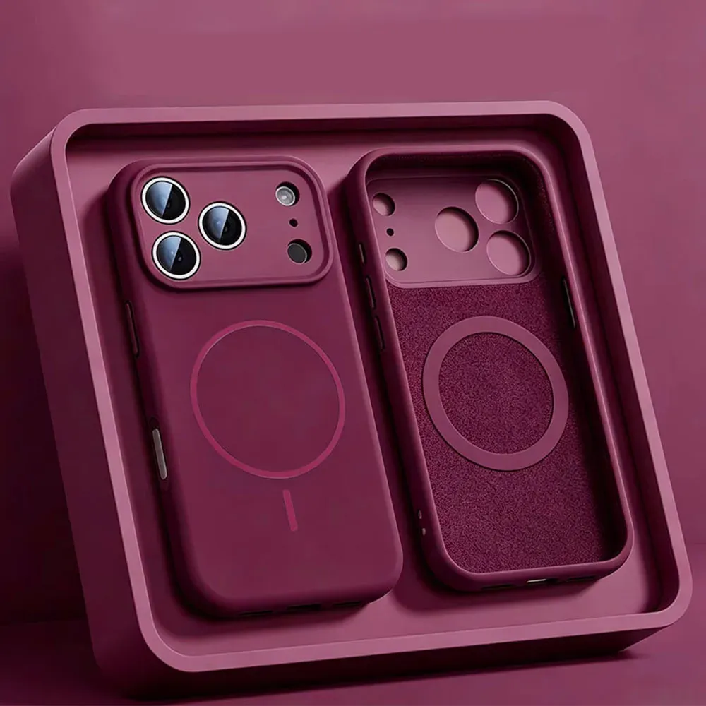 Coque en silicone liquide avec fonction MagSafe, vue principale