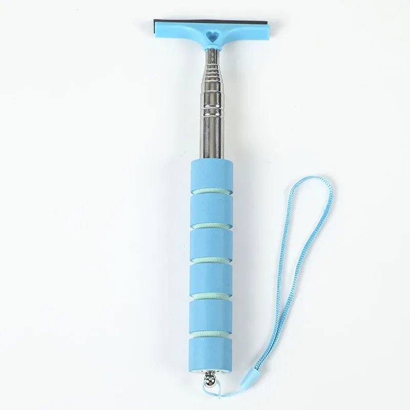 Brosse télescopique de nettoyage de vitres et de rétroviseurs avec grattoir 12