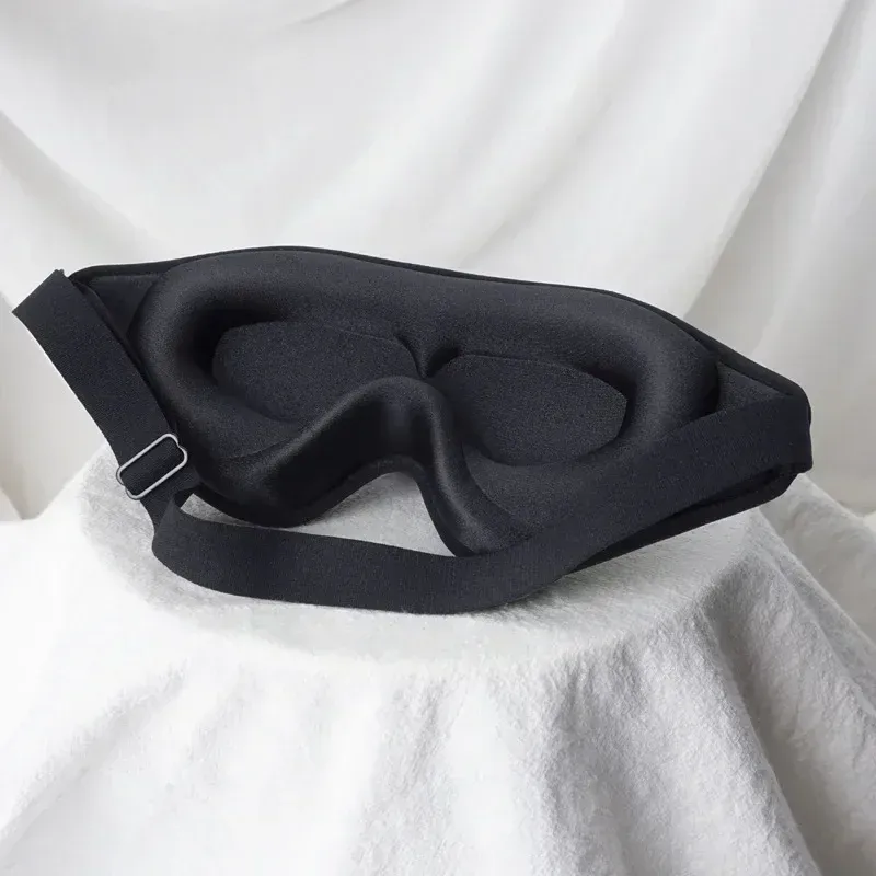 Masque de sommeil 3D en mousse à mémoire de forme, léger, bandeau pour les yeux, aide au sommeil 8