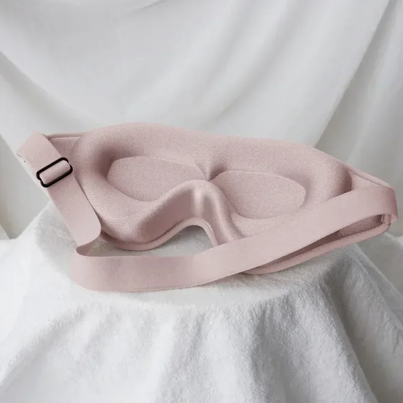 Masque de sommeil 3D en mousse à mémoire de forme, léger, bandeau pour les yeux, aide au sommeil 7