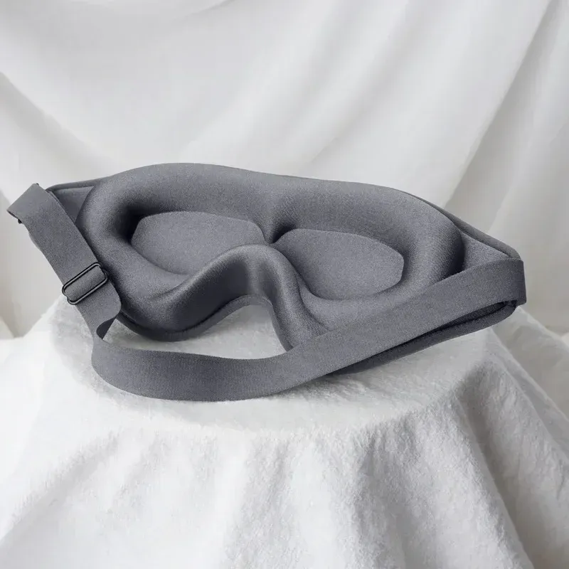 Masque de sommeil 3D en mousse à mémoire de forme, léger, bandeau pour les yeux, aide au sommeil 9