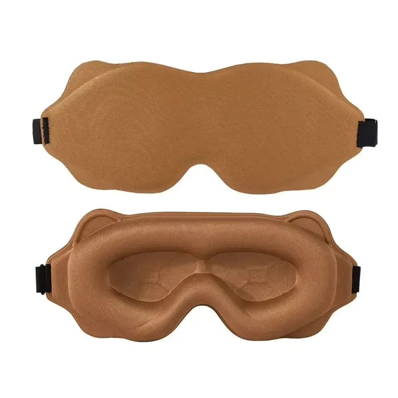 Masque de sommeil 3D en mousse à mémoire de forme, léger, bandeau pour les yeux, aide au sommeil 10