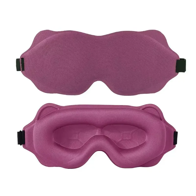 Masque de sommeil 3D en mousse à mémoire de forme, léger, bandeau pour les yeux, aide au sommeil 11