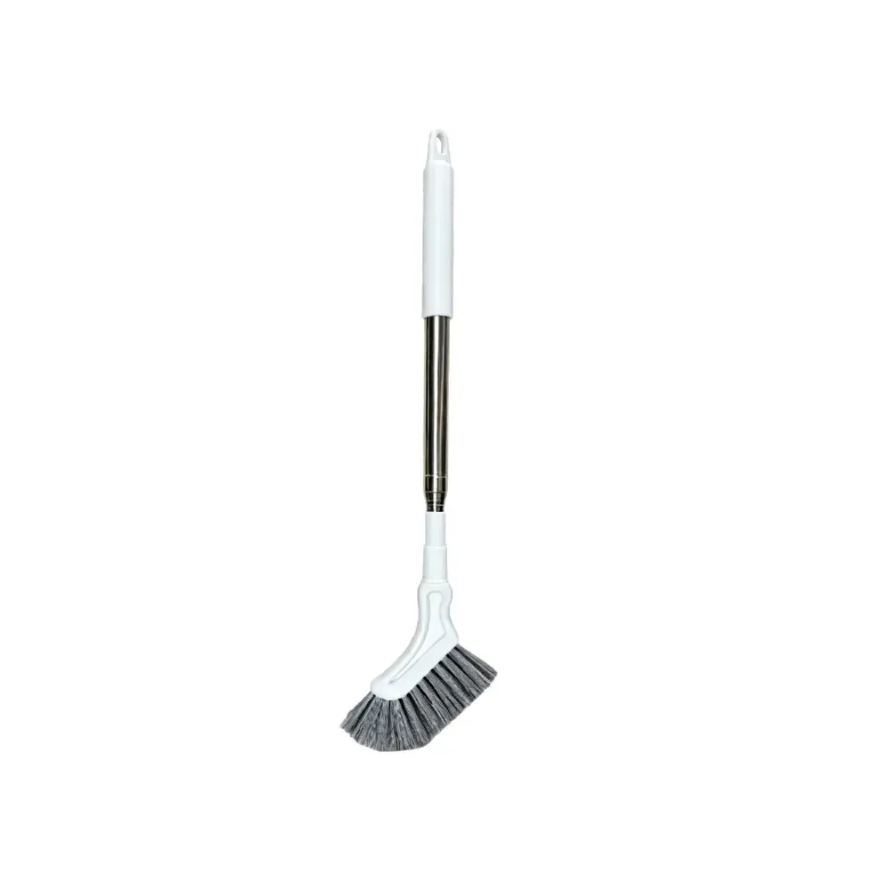 Brosse de nettoyage extensible à long manche, tête étroite pour fentes et espaces exigus, à suspendre au mur 7