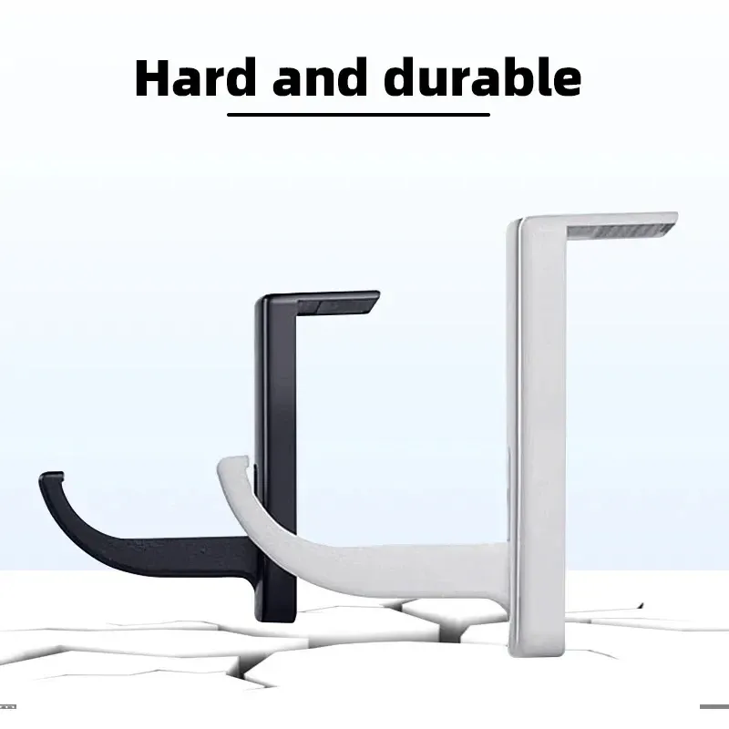 Support mural pour casque d'écoute, lot de 1 à 2 pièces, compatible moniteur PC 4