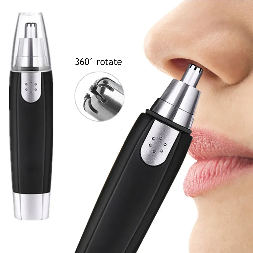 Tondeuse électrique pour nez, oreilles, cou et sourcils, pour homme et femme