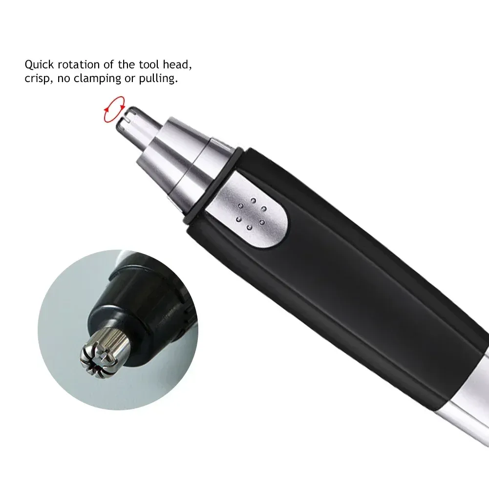 Tondeuse électrique pour nez, oreilles, cou et sourcils, pour homme et femme 3