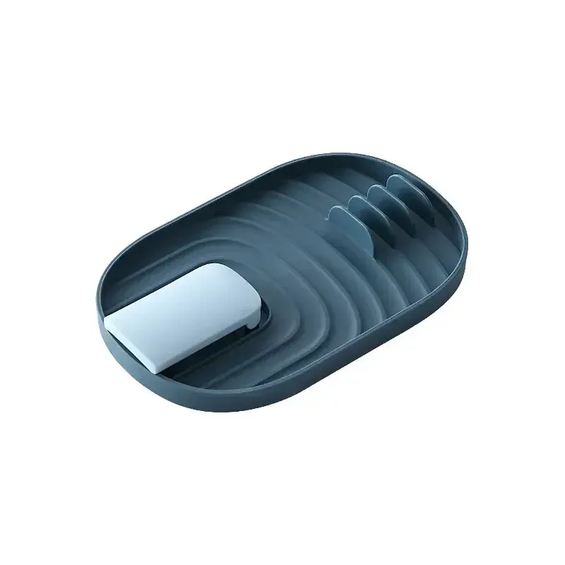 Support pliable pour couvercles de casseroles, organisateur de cuisine, rangement pour pelles, égouttoir, support de séchage pour évier, gain de place, accessoires de cuisine 11