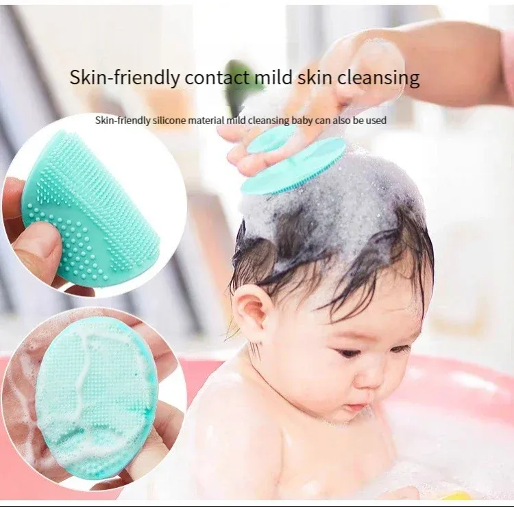 Brosse en silicone, design ergonomique