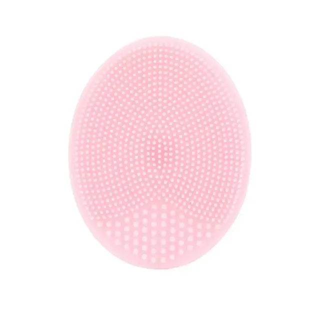 Brosse de nettoyage du visage en silicone, nettoyage des pores, brosse de bain et de shampoing pour bébé, à poils doux, peigne rond, usage domestique 7
