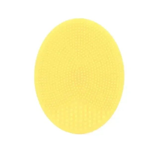 Brosse de nettoyage du visage en silicone, nettoyage des pores, brosse de bain et de shampoing pour bébé, à poils doux, peigne rond, usage domestique 8