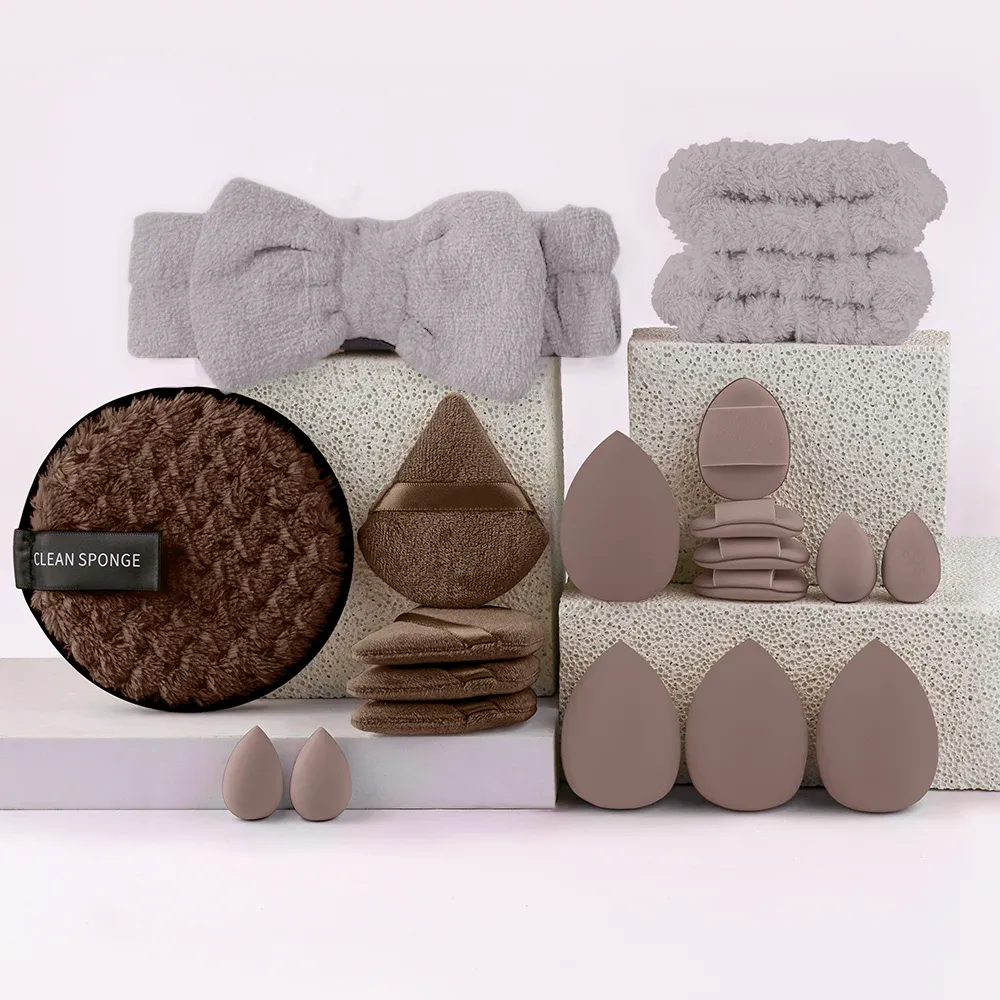 Ensemble de pinceaux de maquillage premium, doux et moelleux, pour fond de teint, fard à paupières et blush, 3 à 20 pièces 9