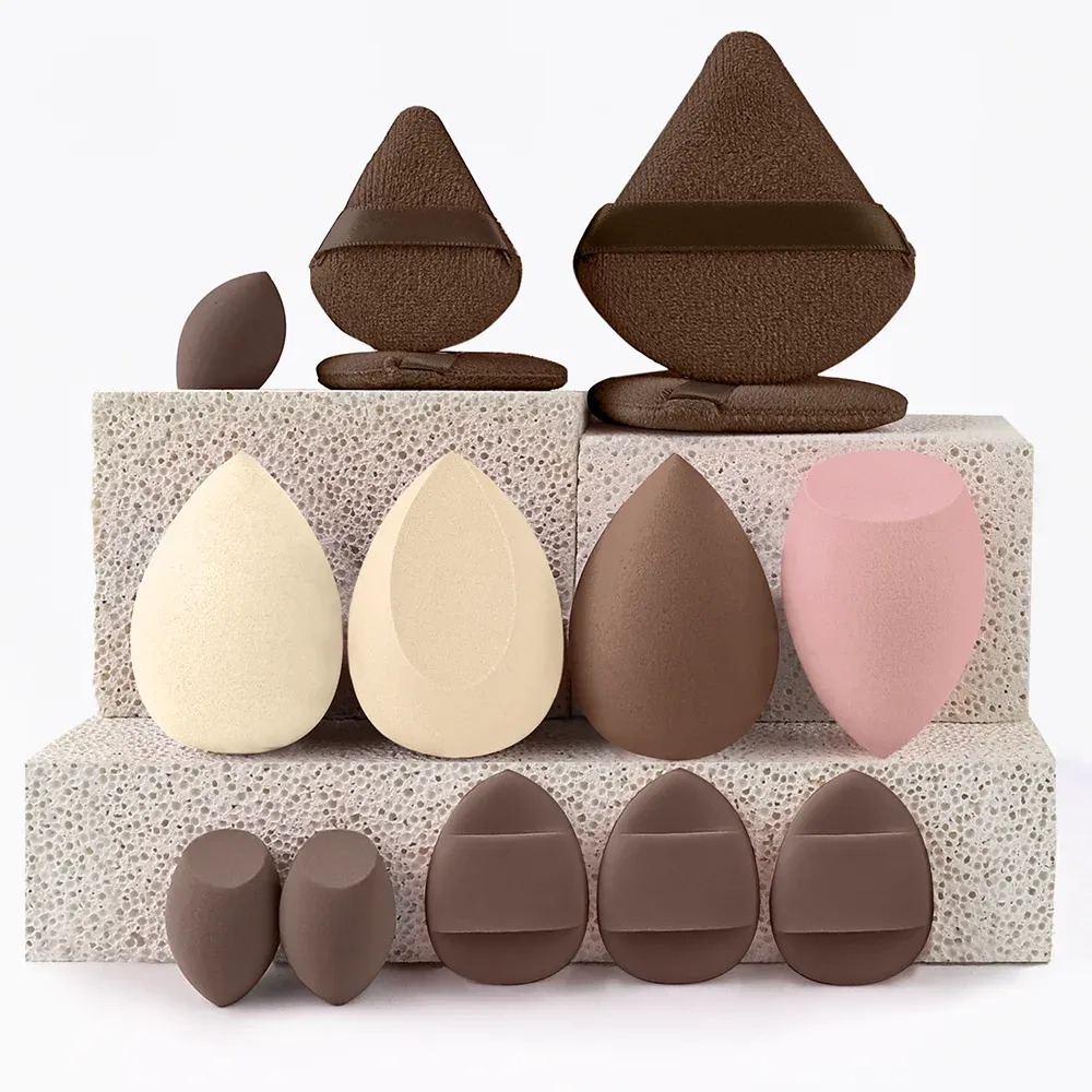 Ensemble de pinceaux de maquillage premium, doux et moelleux, pour fond de teint, fard à paupières et blush, 3 à 20 pièces 8