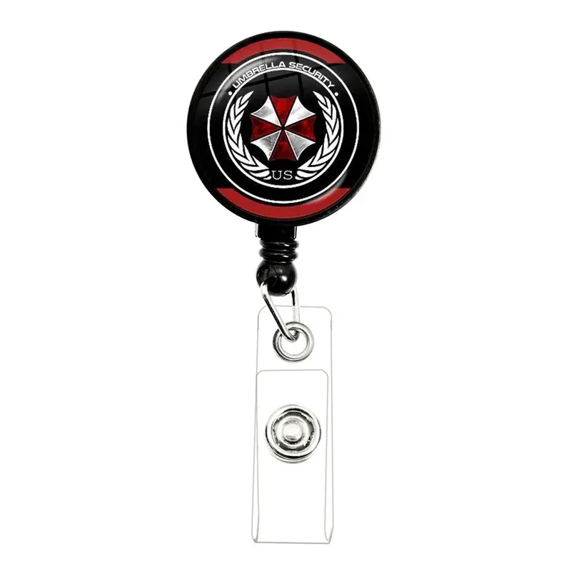 Bobine rétractable pour badge d'identité avec porte-badge 18