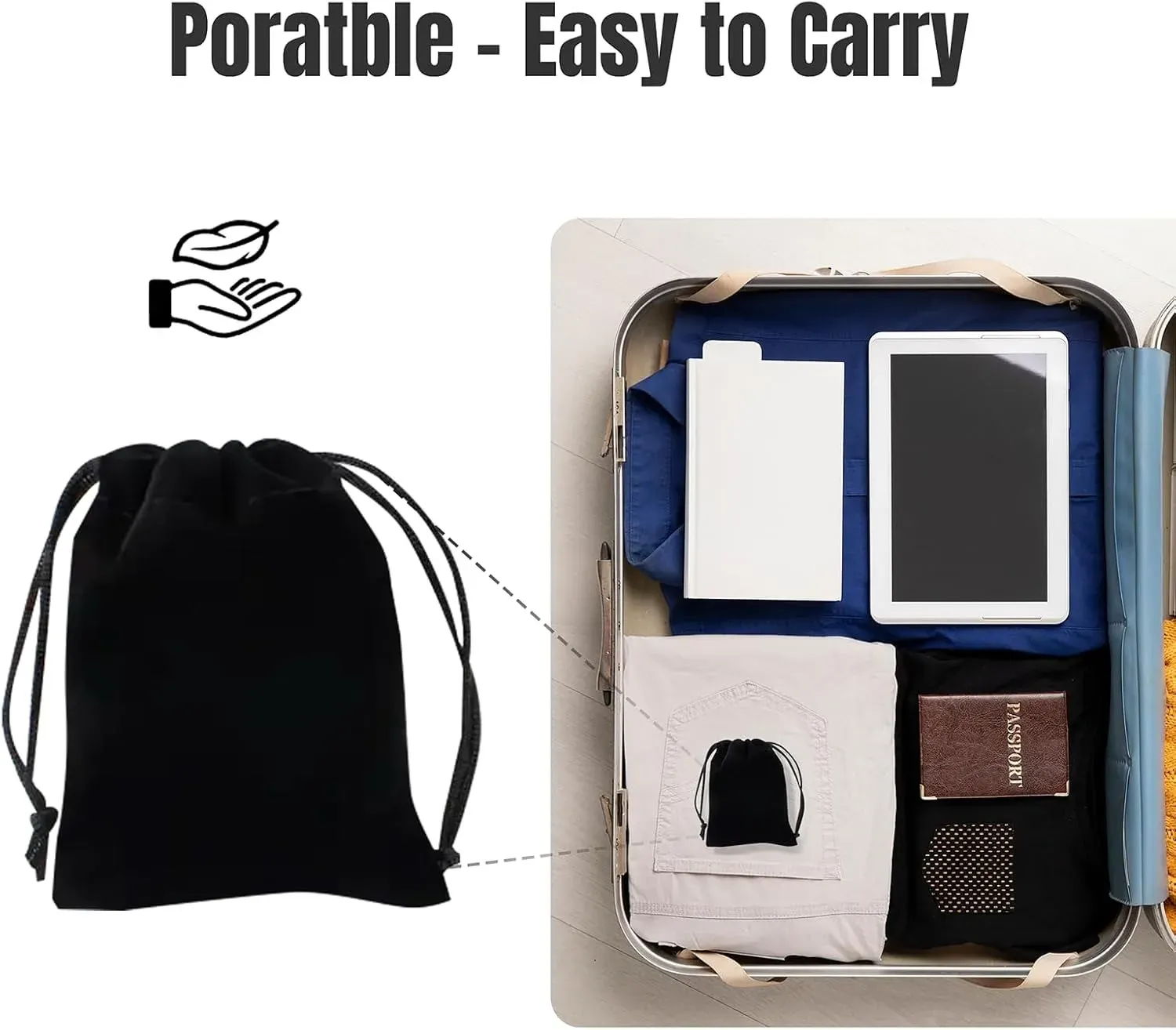 Corde à linge portable pour voyage