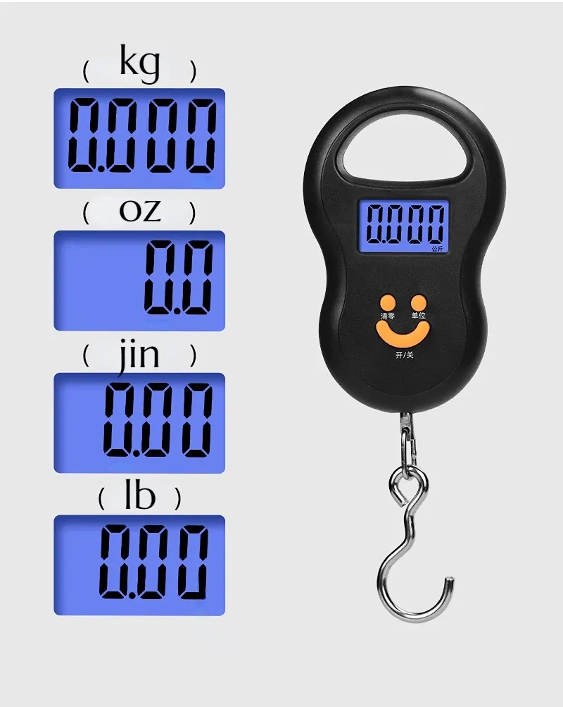 Détail de l'écran LCD et des fonctions de la balance
