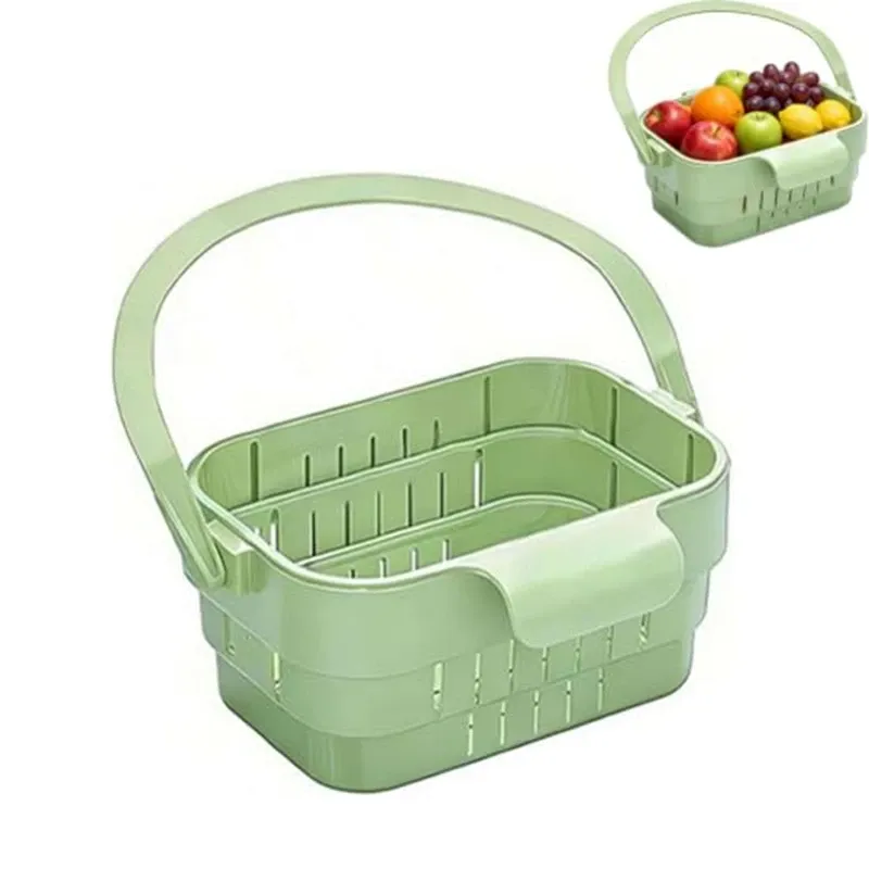 Panier égouttoir suspendu pliable et extensible pour évier, avec filtre à résidus alimentaires et fruits, égouttoir compact pour cuisine 7