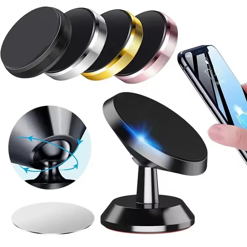 Support magnétique pour téléphone en situation de conduite