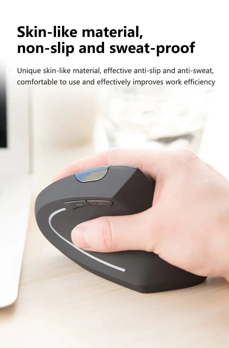 Souris verticale ergonomique, prise en main