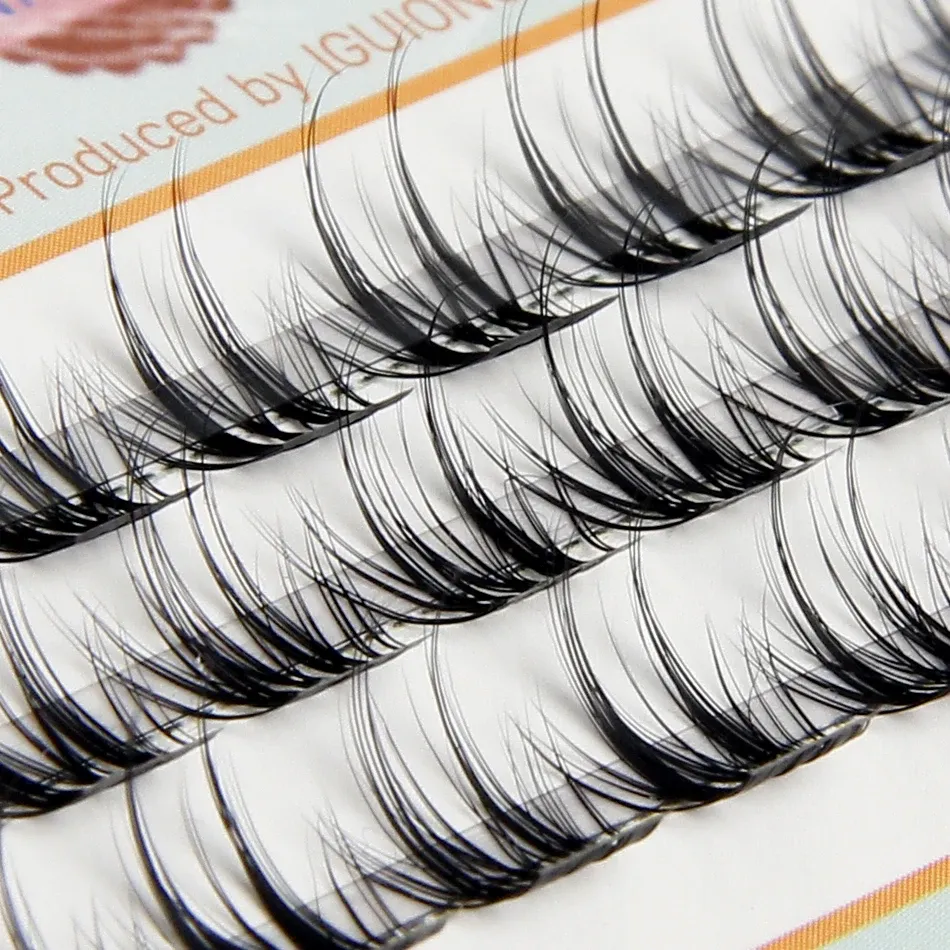 Bouquets de Cils DIY – Extensions de Cils Individuels Naturels Effet Wispy, Courbure C/D – IGUIONSS 3