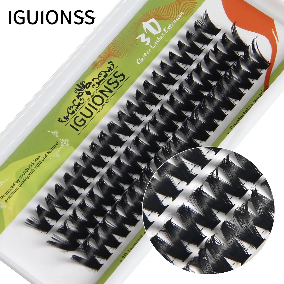 Bouquets de Cils DIY – Extensions de Cils Individuels Naturels Effet Wispy, Courbure C/D – IGUIONSS 7
