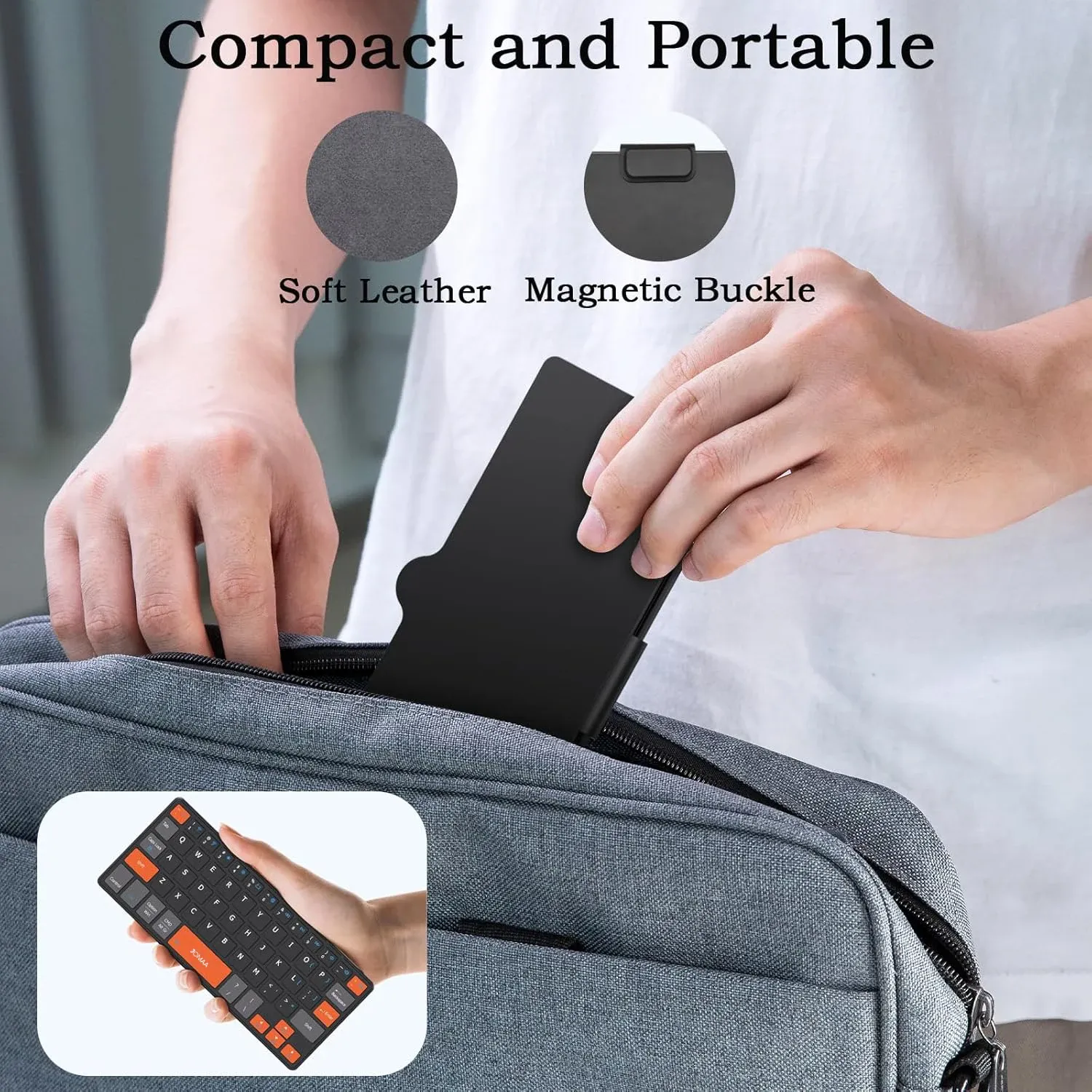Support réglable intégré pour tablette ou smartphone