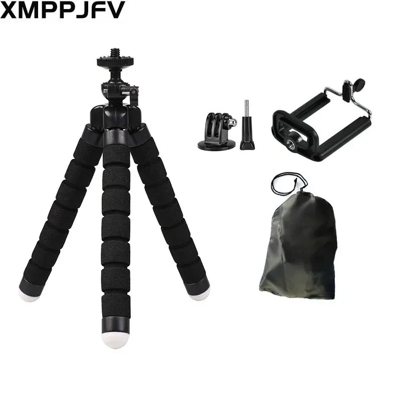 Trépied flexible Black MAX Octopus pour GoPro, mini trépied, accessoire GoPro