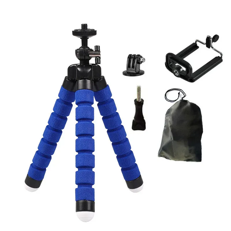 Trépied flexible Black MAX Octopus pour GoPro, mini trépied, accessoire GoPro 17